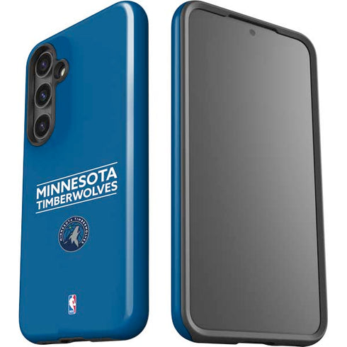 NBA Minnesota Timberwolves Standard - Blue Galaxy S24 Impact Case